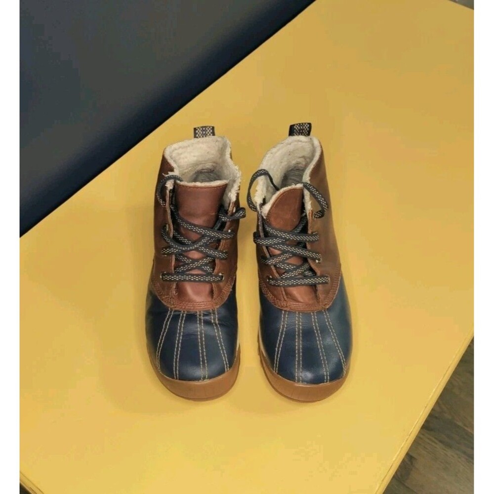 Timberland Mt. Hayes Woman’s Waterproof chukka boots Size 8.5 Brown Navy Blue
